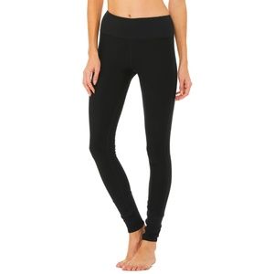 ALO High-Waist Alosoft Lounge Legging | Black, EUC